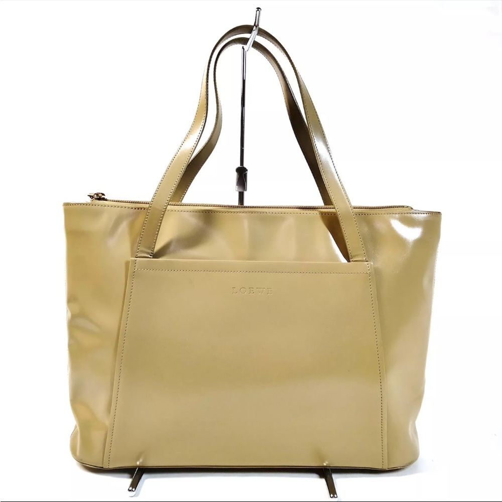 Loewe beautiful Patent Leather tote bag